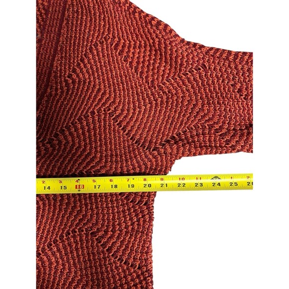 Women’s C.J. Banks Autumn Colors Shirt Sleeves Cardigan Size X Whimsical - Picture 4 of 7